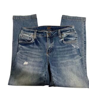 Kut From the Kloth, Lauren Eco Crop Straight Leg Jean, 4, 24"